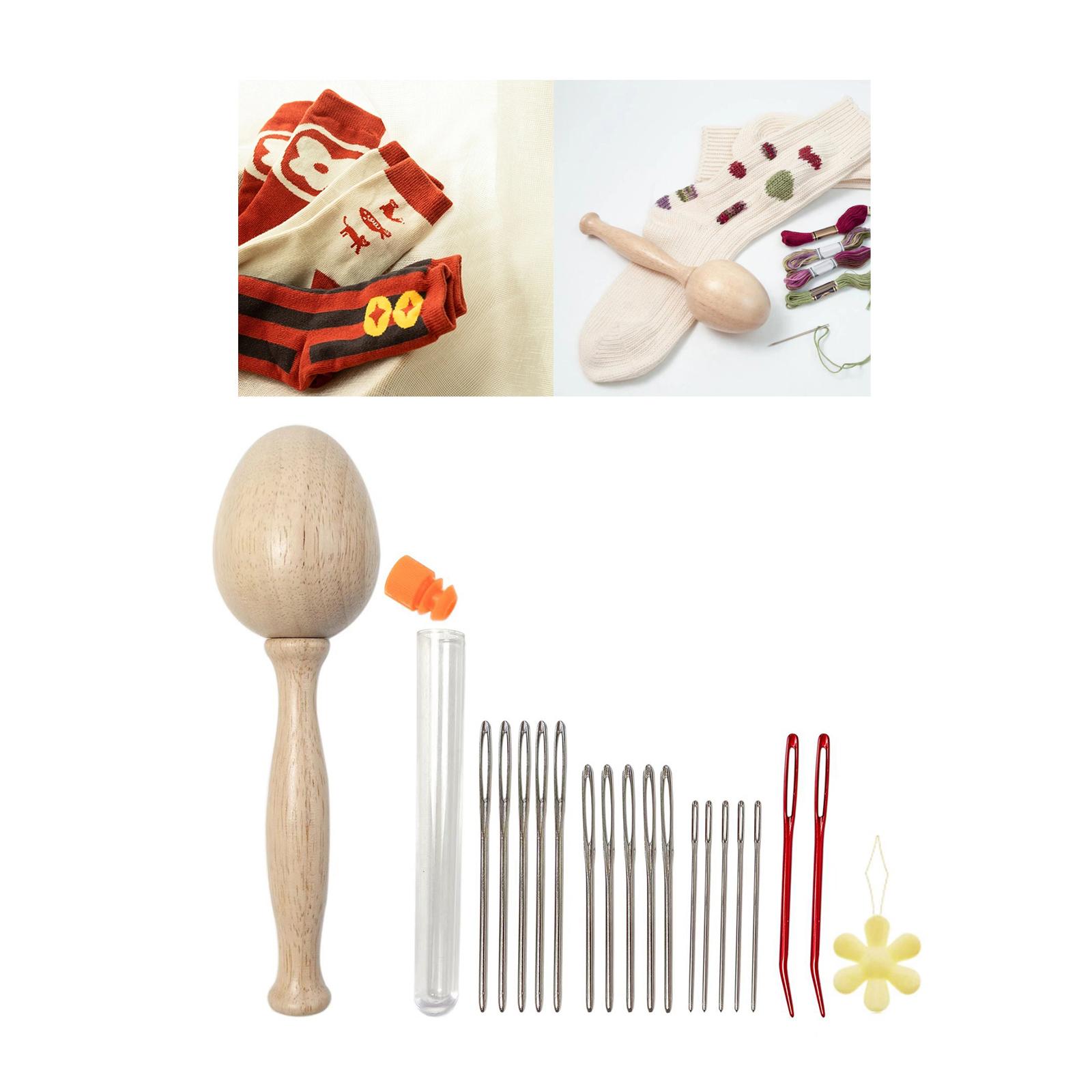Embroidery Egg - Set Alat Jahit Tangan Darning Egg