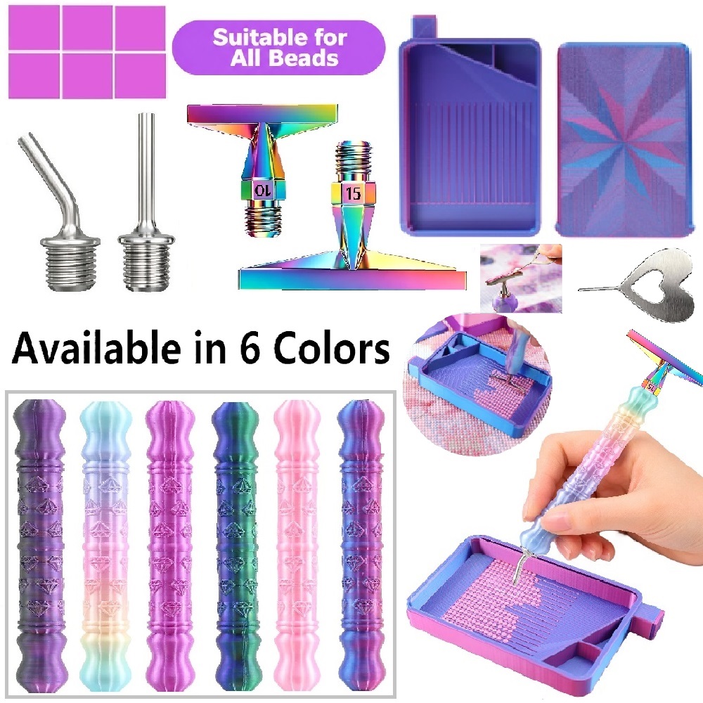 Embroidery Kit Starter - Set Aksesori Alat Pena Dotting Pola