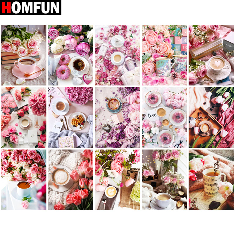 Embroidery Roll Pattern - HOMFUN bordir berlian 