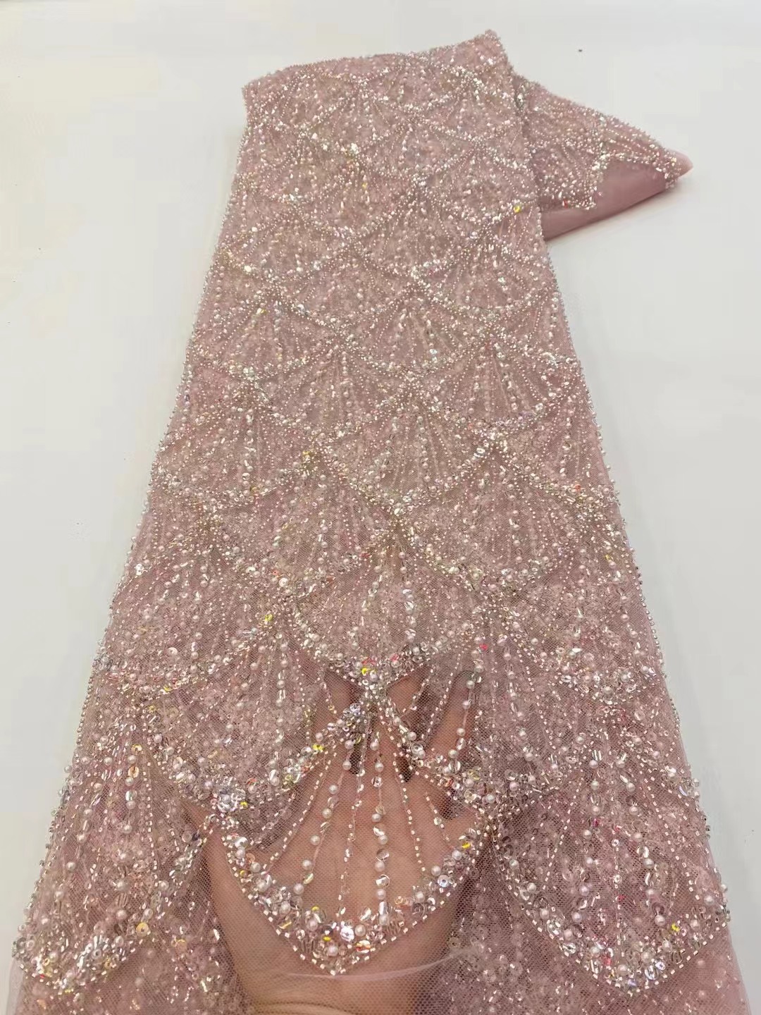 Embroidery Net Dress - Kain Tulle Renda Afrika 2026 Kain