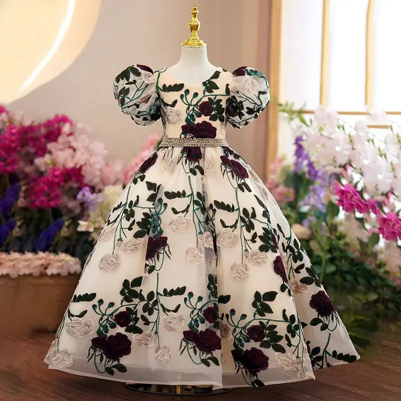Embroidery Abaya - Gaun malam panjang mewah elegan remaja