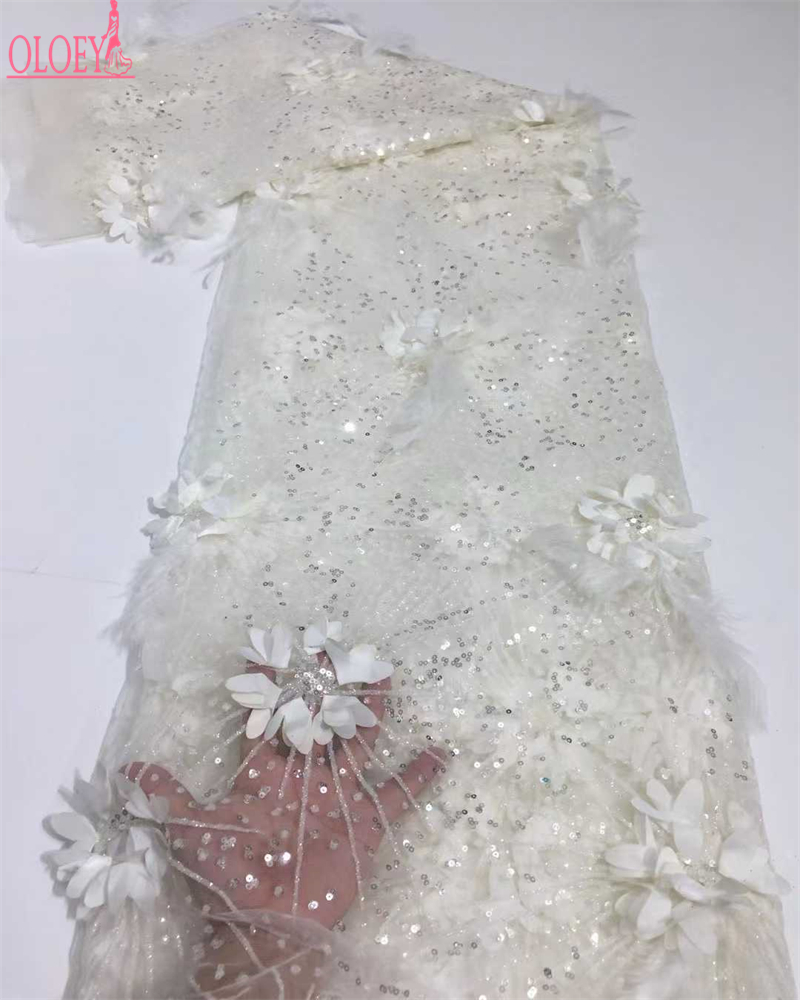 Embroidery Net Dress - Gaun Pengantin Bordir Bunga 3D Berkualitas