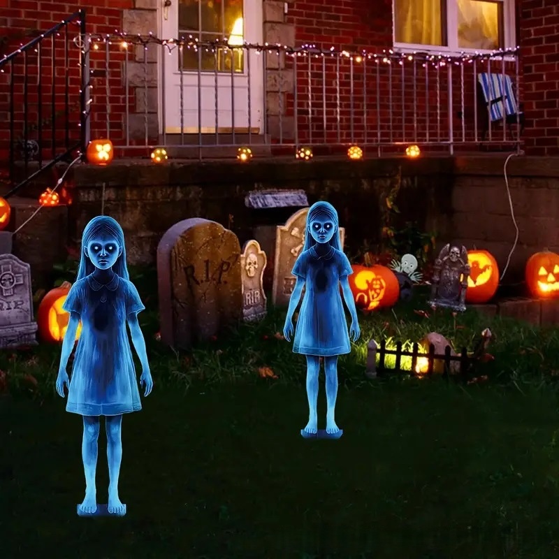 Embroidery Garden - 2 Buah Pasak Hantu Kembar Halloween