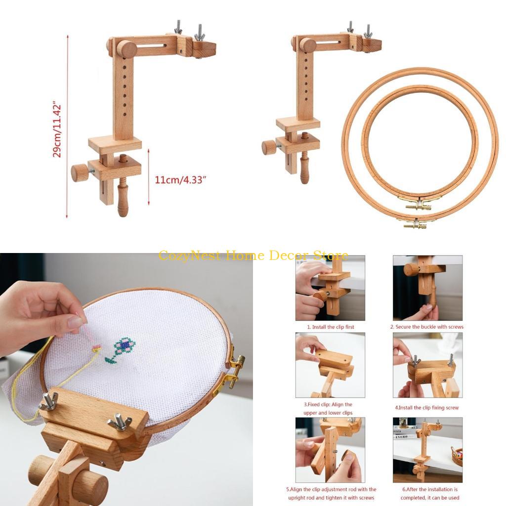 Embroidery Hoop Stand - 92MF Dudukan Bordir Dapat Disesuaikan Dudukan