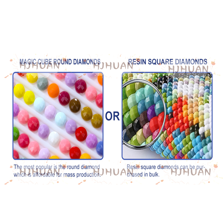 5 buah 5D Diy lukisan berlian  - Embroidery Hd Images ulasan dan harga