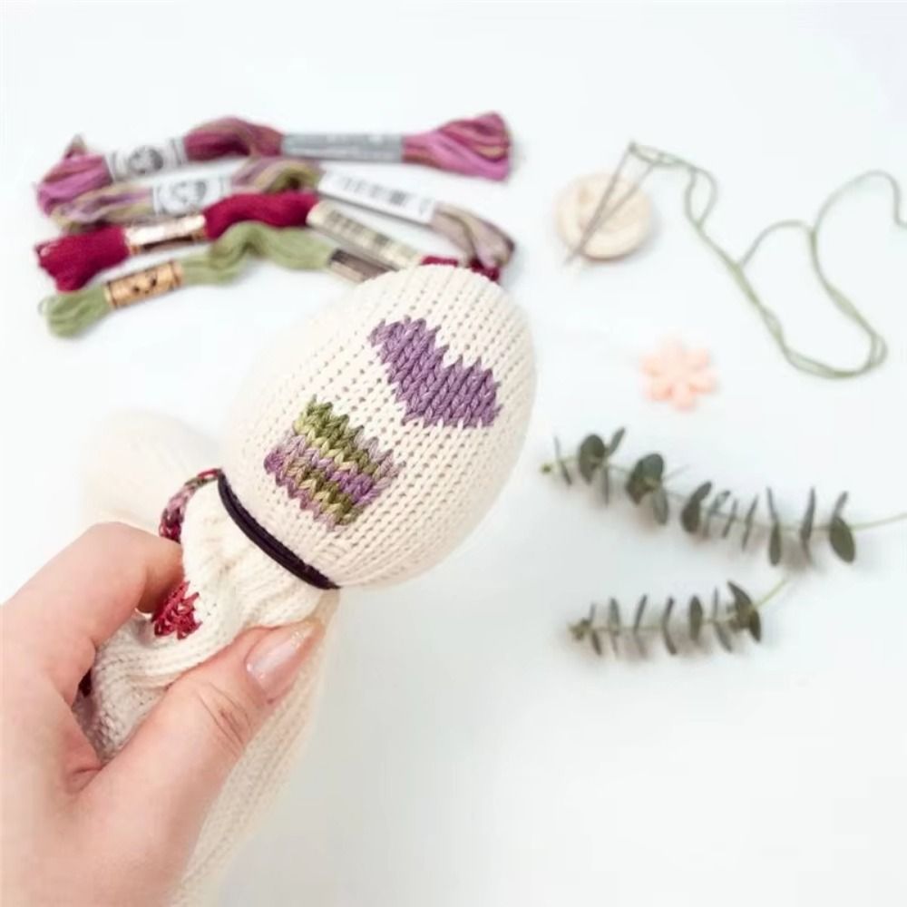 Perlengkapan Merajut Kaus Kaki - Embroidery Egg ulasan dan harga