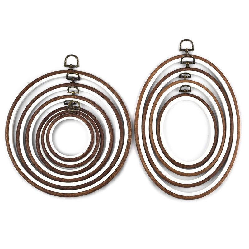 Set Bingkai Lingkaran Bordir W - Embroidery Hoop Stand ulasan dan harga