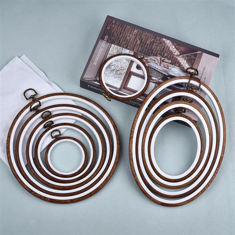 Set Bingkai Lingkaran Bordir W - Embroidery Hoop Stand ulasan dan harga
