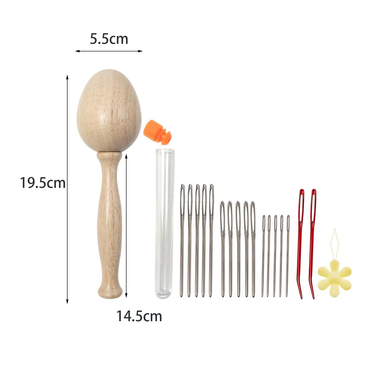 Set Alat Jahit Tangan Darning  - Embroidery Egg ulasan dan harga