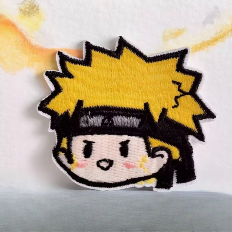 NARUTO Uzumaki Naruto Uchiha S - Embroidery Patch ulasan dan harga