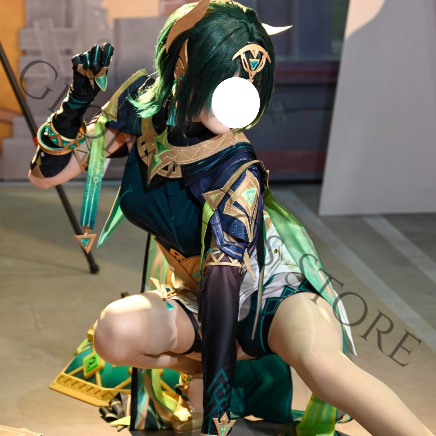 Kostum Cosplay Nefer Set Lengk - Embroidery Skirt ulasan dan harga