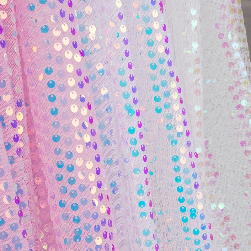 Kain Bordir Payet Pelangi 6mm  - Embroidery Gradient ulasan dan harga