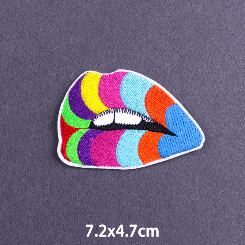 Love Is Love Heart Patch Pada  - Embroidery Lips ulasan dan harga