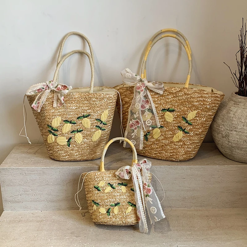 Tas bahu pantai kapasitas besa - Embroidery Ideas ulasan dan harga