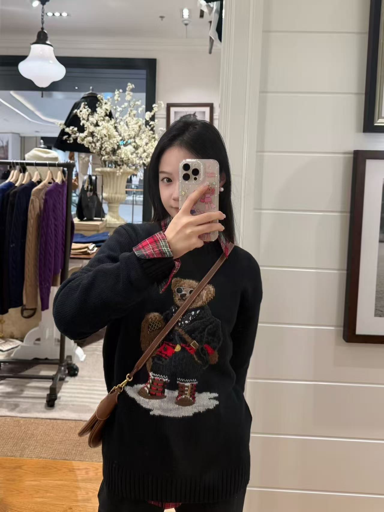 Sweater Rajut Unisex Musim Din - Embroidery Hoop Stand ulasan dan harga