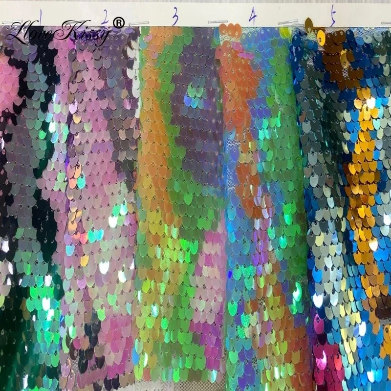 Baru kain Glitter bordir jala  - Embroidery Gradient ulasan dan harga