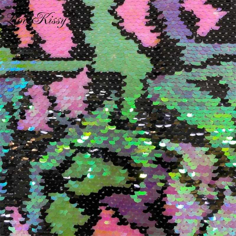 Baru kain Glitter bordir jala  - Embroidery Gradient ulasan dan harga