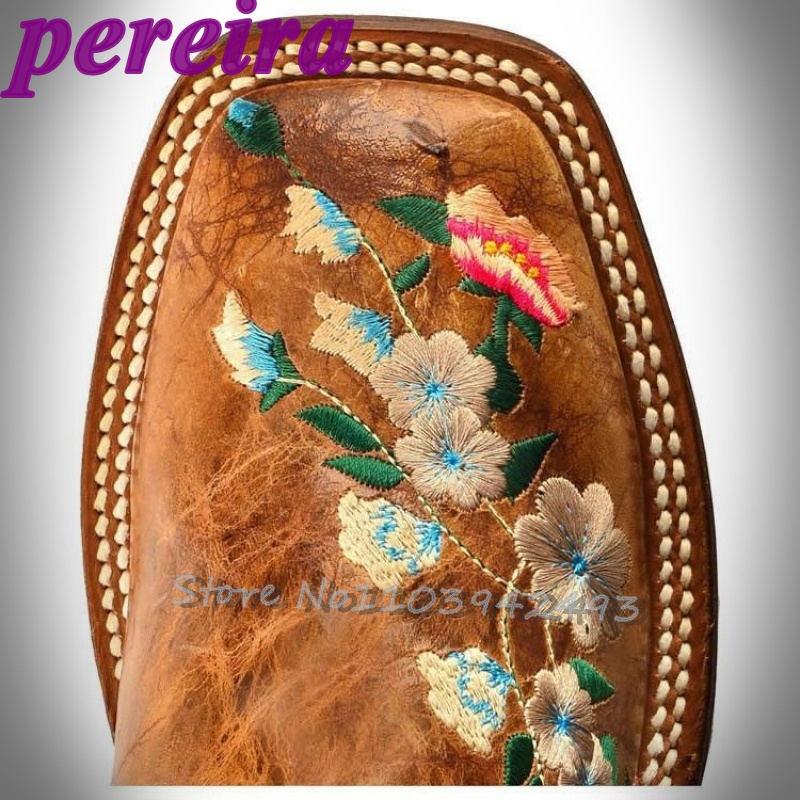 Sepatu Bot Bunga Bordir Botas  - Embroidery Garden ulasan dan harga