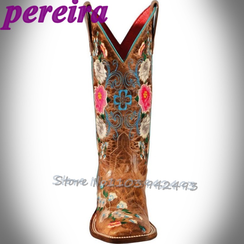 Sepatu Bot Bunga Bordir Botas  - Embroidery Garden ulasan dan harga