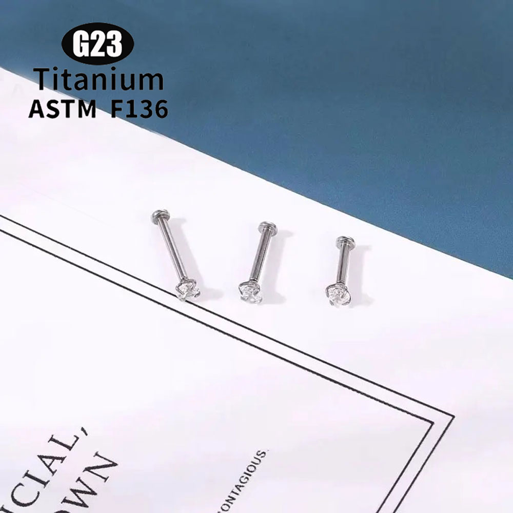 ASTM F136 Titanium Push Pin 5A - Embroidery Lips ulasan dan harga