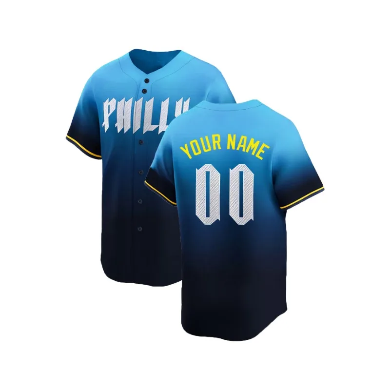 Jersey Bisbol Bordir Pria Nama - Embroidery Gradient ulasan dan harga