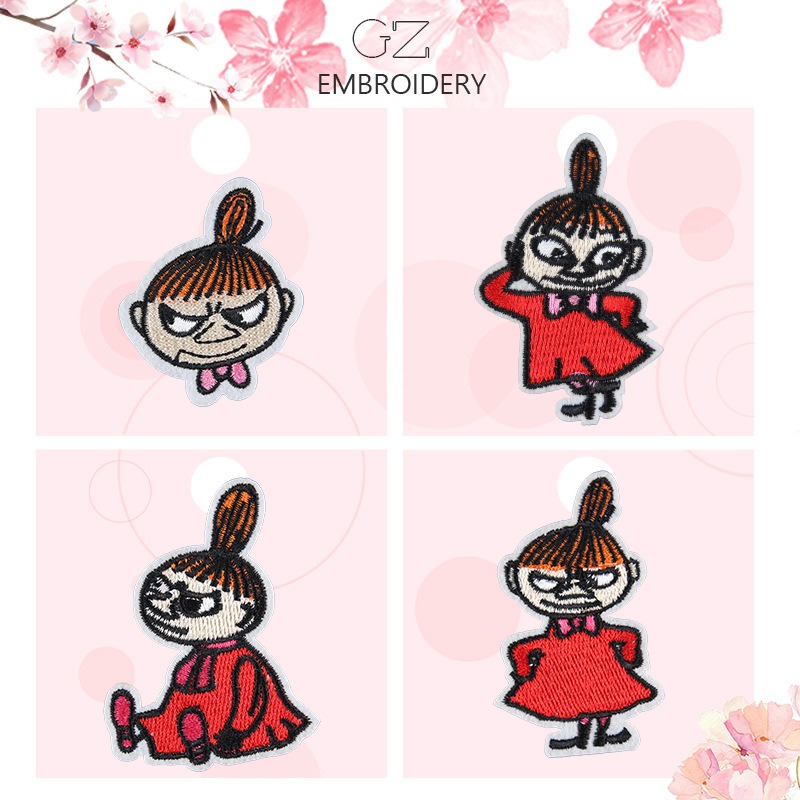 Patch Bordir Kartun Moomin Luc - Embroidery Patch ulasan dan harga