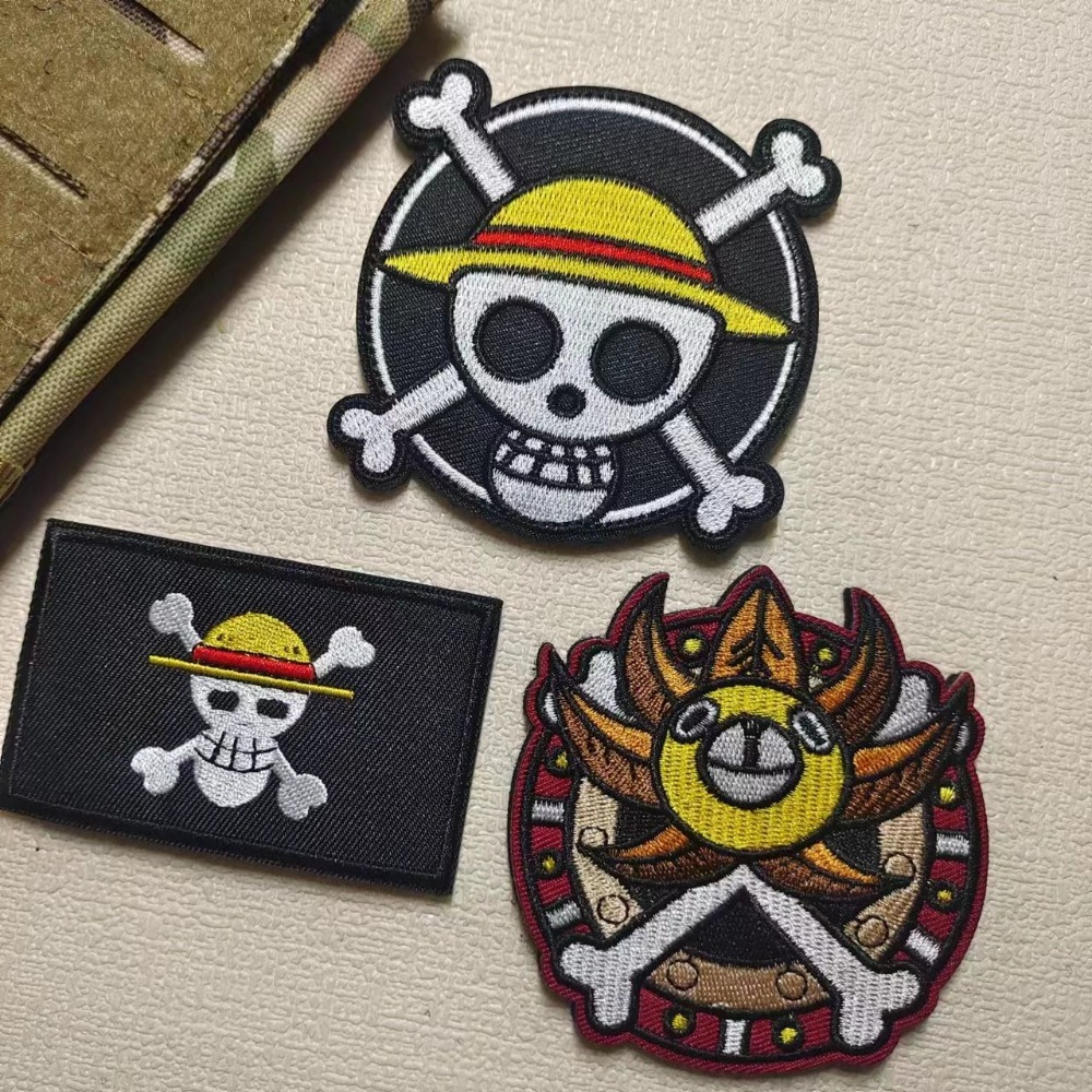 Patch bordir Velcro One Piece  - Embroidery Patch ulasan dan harga