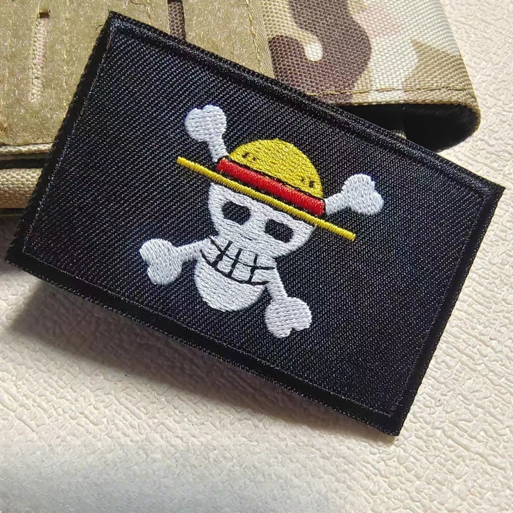 Patch bordir Velcro One Piece  - Embroidery Patch ulasan dan harga