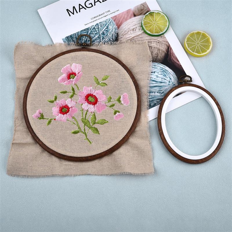 Alat Jahit Set Bingkai Sulaman - Embroidery Hoop Stand ulasan dan harga