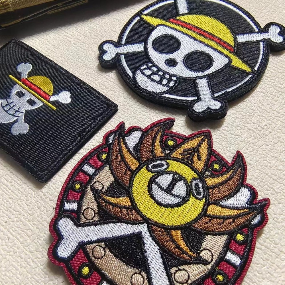 Patch bordir Velcro One Piece  - Embroidery Patch ulasan dan harga