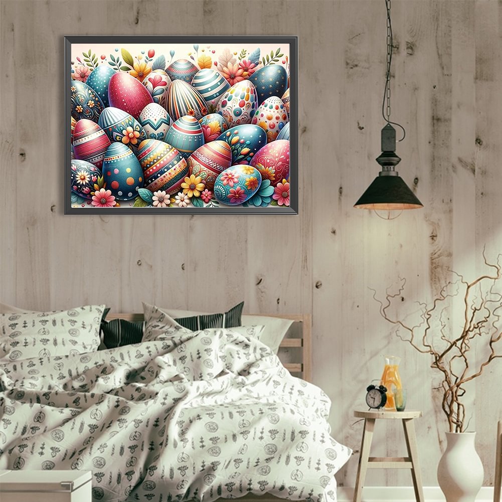 Lukisan Berlian Keluarga Full  - Embroidery Egg ulasan dan harga