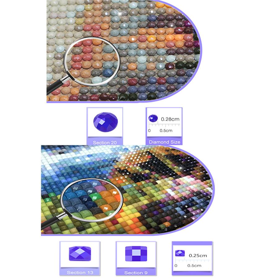 5 buah lukisan berlian gambar  - Embroidery Hd Images ulasan dan harga