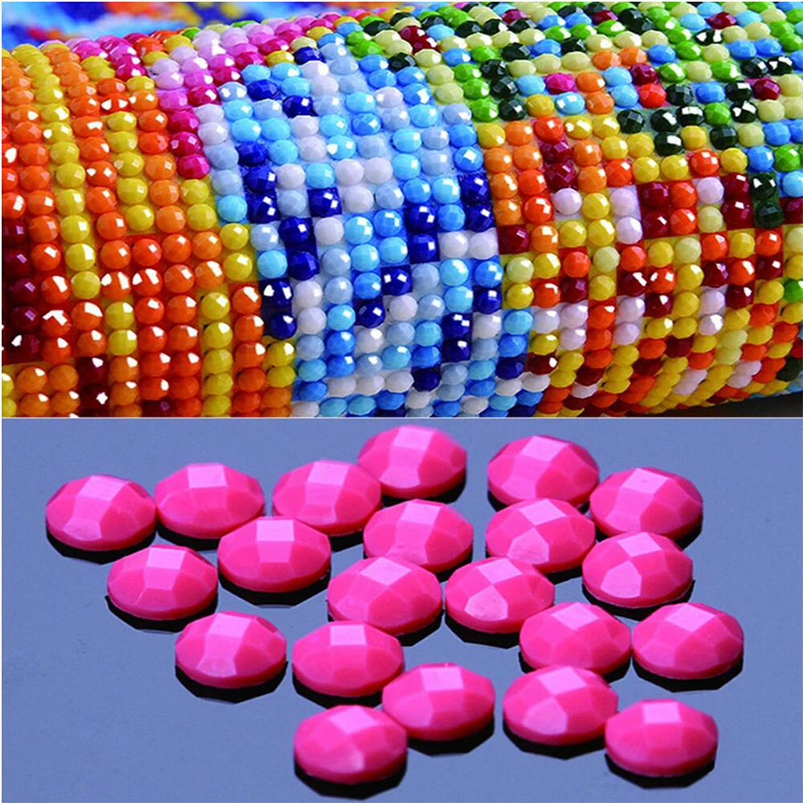 5D Diy Lukisan Berlian Bulat P - Embroidery Roll Pattern ulasan dan harga