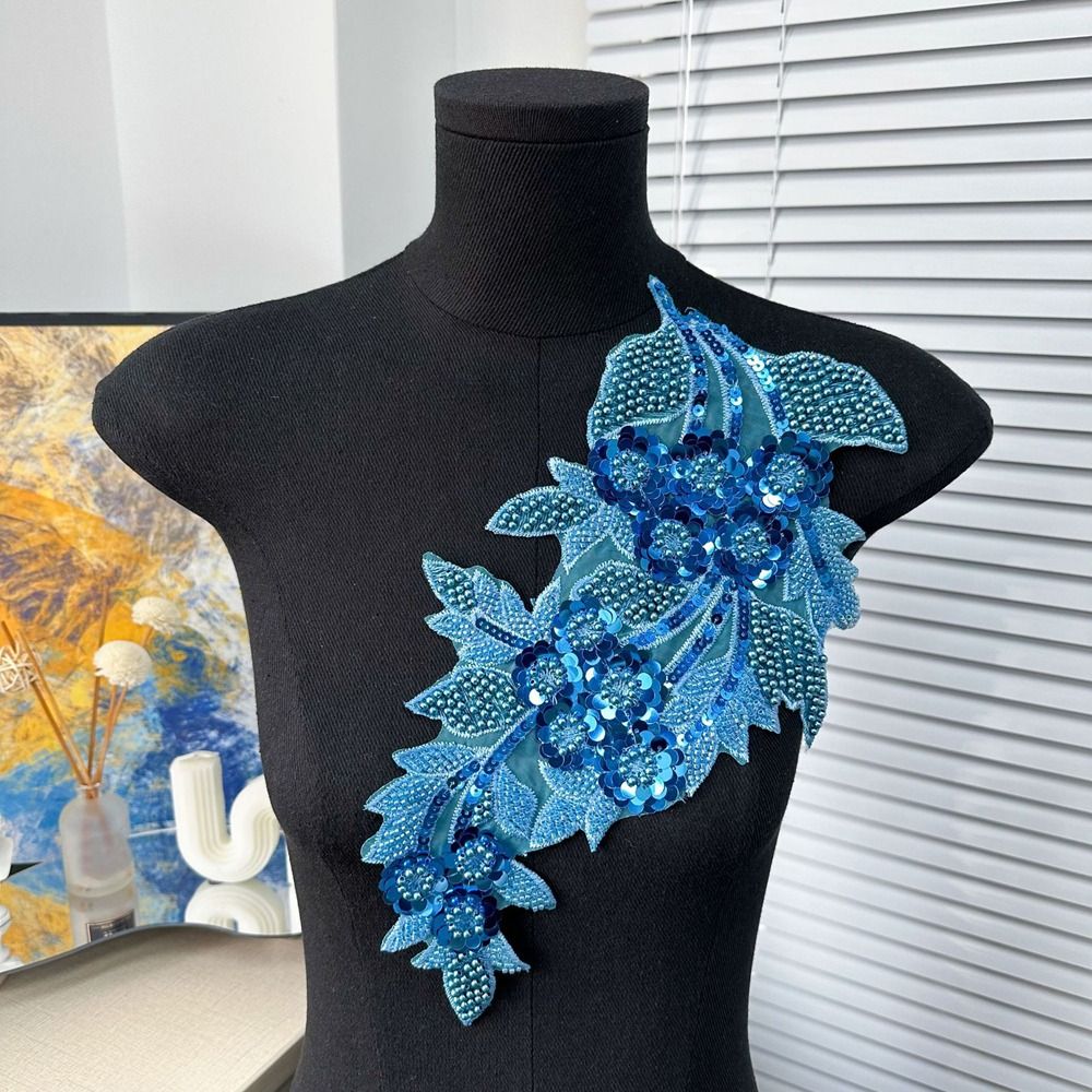 Patch Bordir Bunga Payet 3D un - Embroidery Patch ulasan dan harga