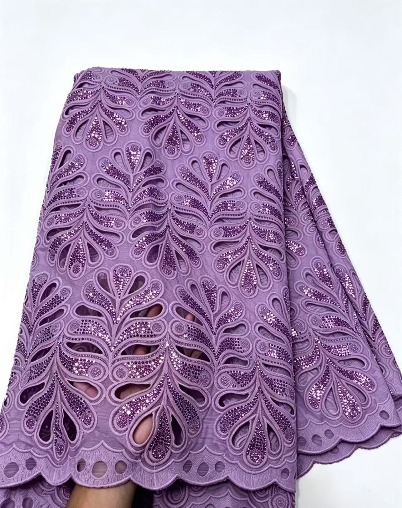 Grosir Kain Brokat Organza Tul - Embroidery Gradient ulasan dan harga