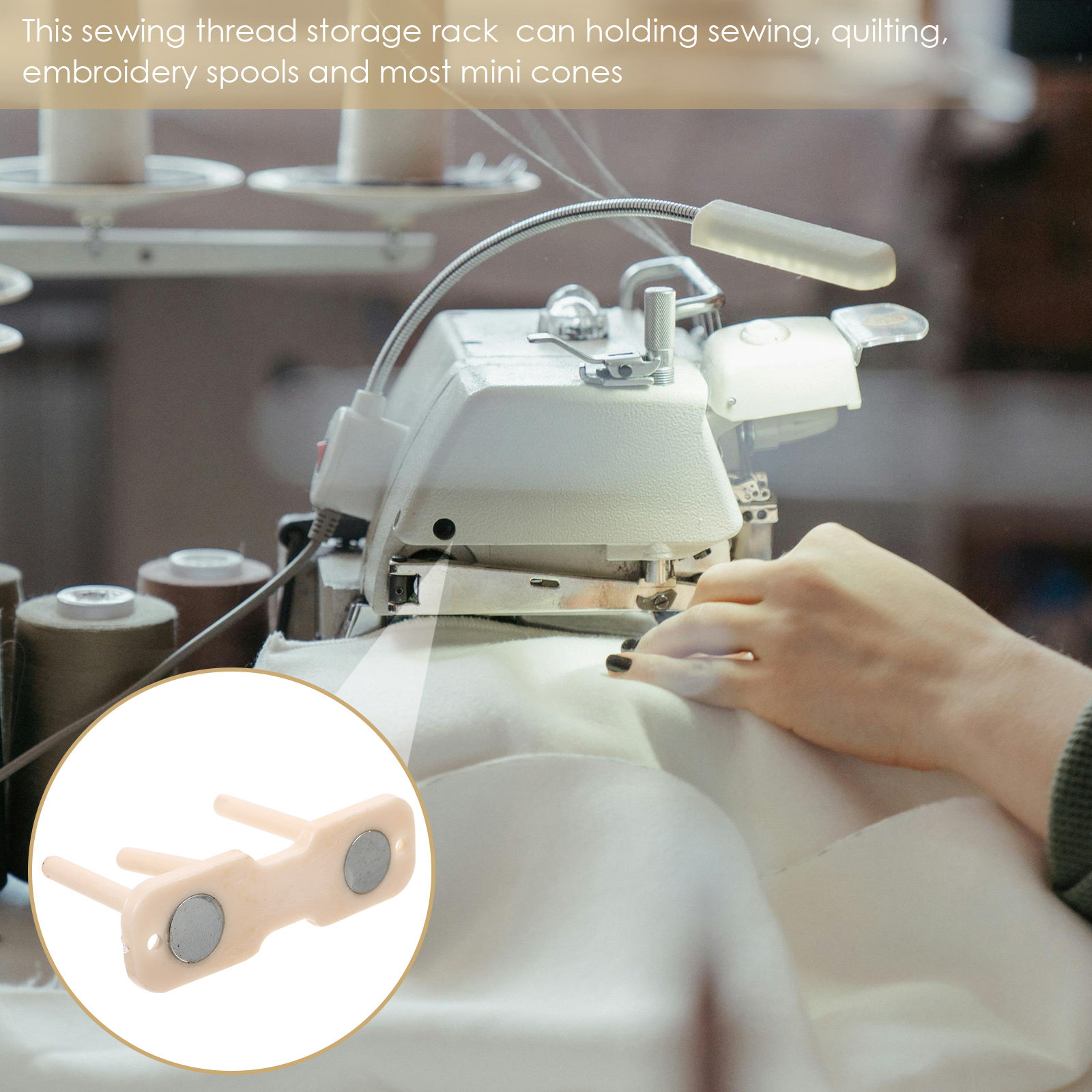 Penyangga Benang Plastik Kokoh - Embroidery Quilting ulasan dan harga