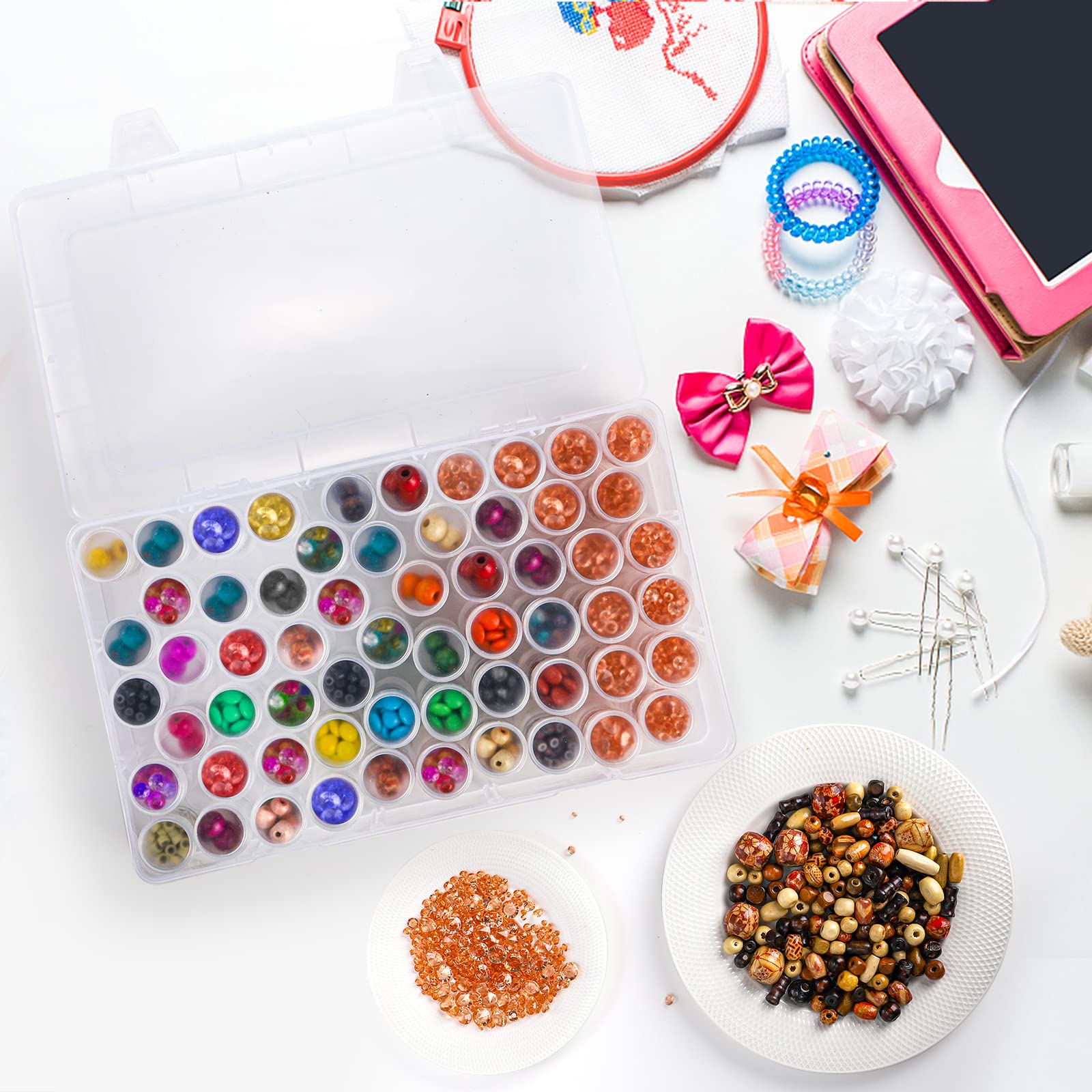 1 Buah Kotak Penyimpanan Plast - Embroidery Kit Starter ulasan dan harga