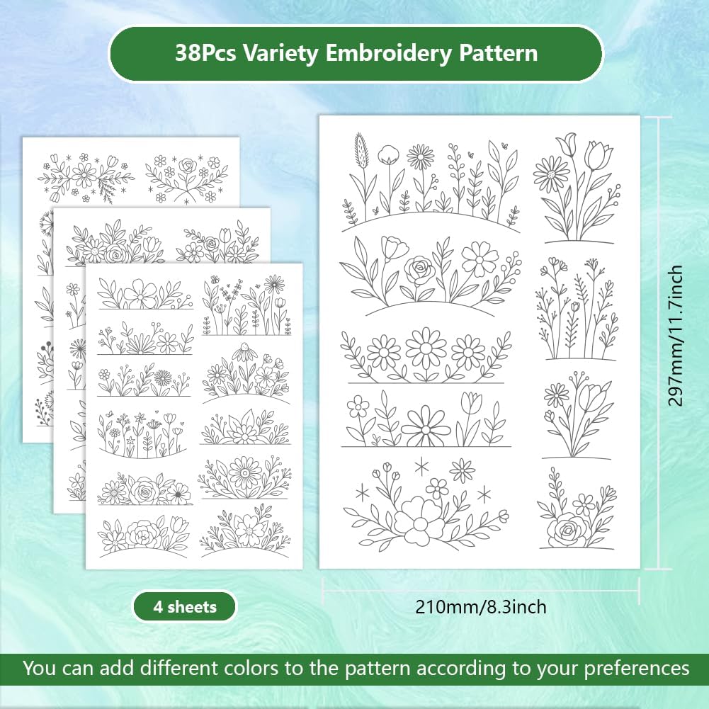 Stabilizer Bunga yang Larut da - Embroidery Paper ulasan dan harga