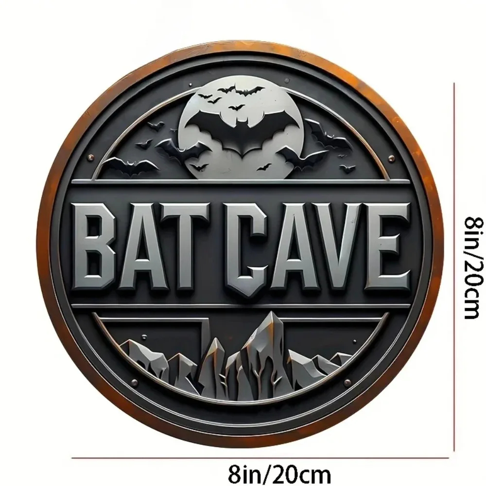 Papan Logam Batcave Vintage -  - Embroidery Garden ulasan dan harga