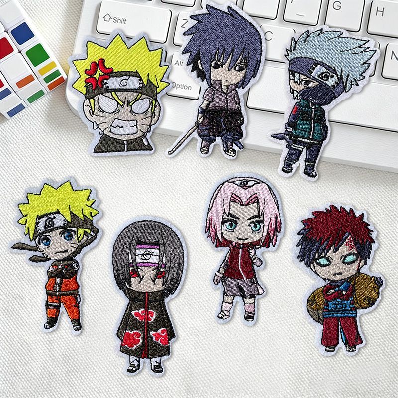 Patch kain fashion Naruto, kar - Embroidery Patch ulasan dan harga