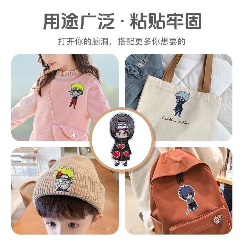 Patch kain fashion Naruto, kar - Embroidery Patch ulasan dan harga