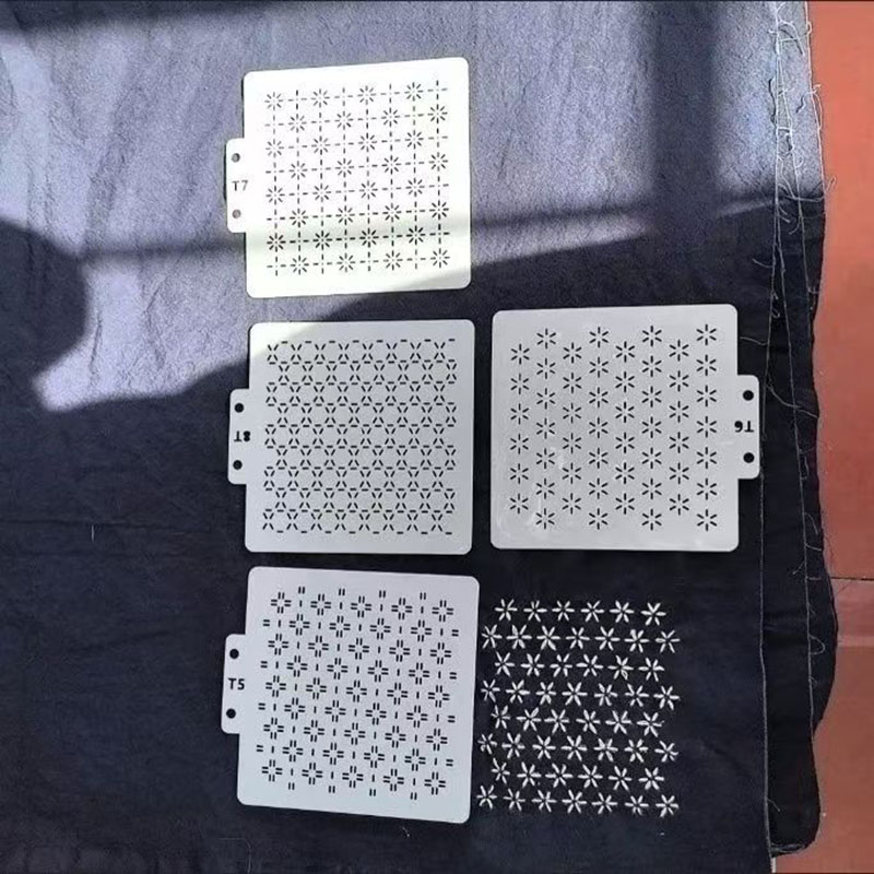 30 Buah Set Stencil Sashiko, T - Embroidery Quilting ulasan dan harga