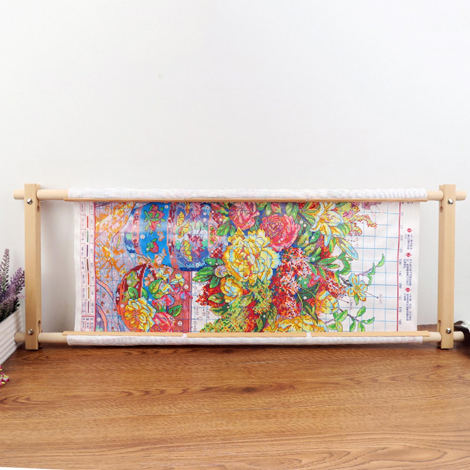 Bingkai Sulaman Kayu Beech, Bi - Embroidery Hoop Stand ulasan dan harga