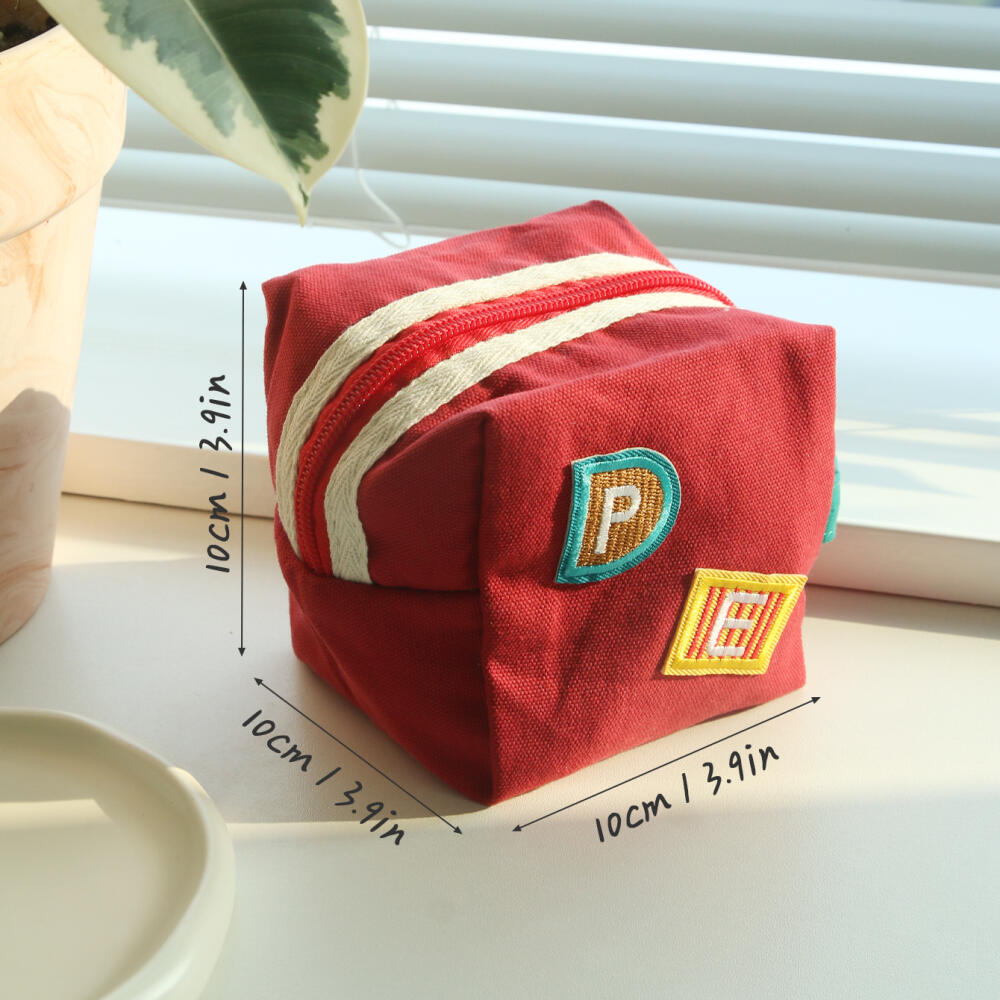 Dompet Kanvas Mini Bordir Inis - Embroidery Patch ulasan dan harga