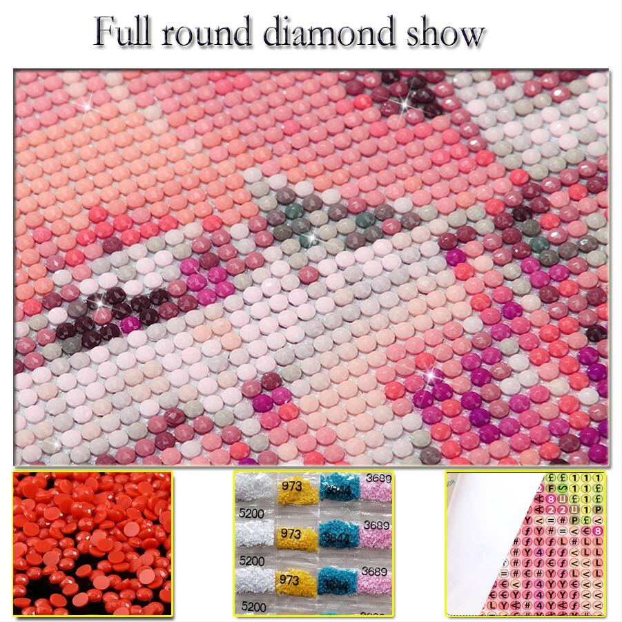 Gambar Mosaik Berlian Seni Mod - Embroidery Lips ulasan dan harga