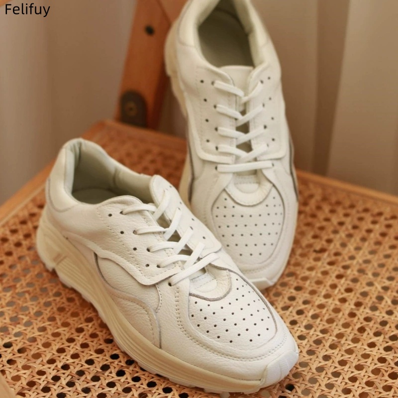 Sepatu Kasual Pria Sol Tebal P - Embroidery White ulasan dan harga