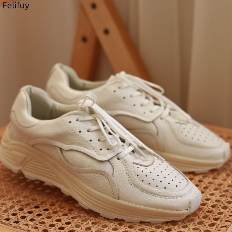 Sepatu Kasual Pria Sol Tebal P - Embroidery White ulasan dan harga