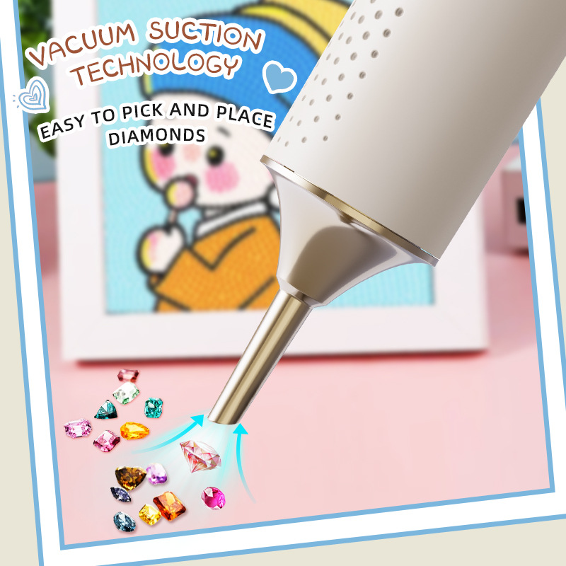 Pena Seni Berlian Vakum Nirkab - Embroidery Kit Starter ulasan dan harga