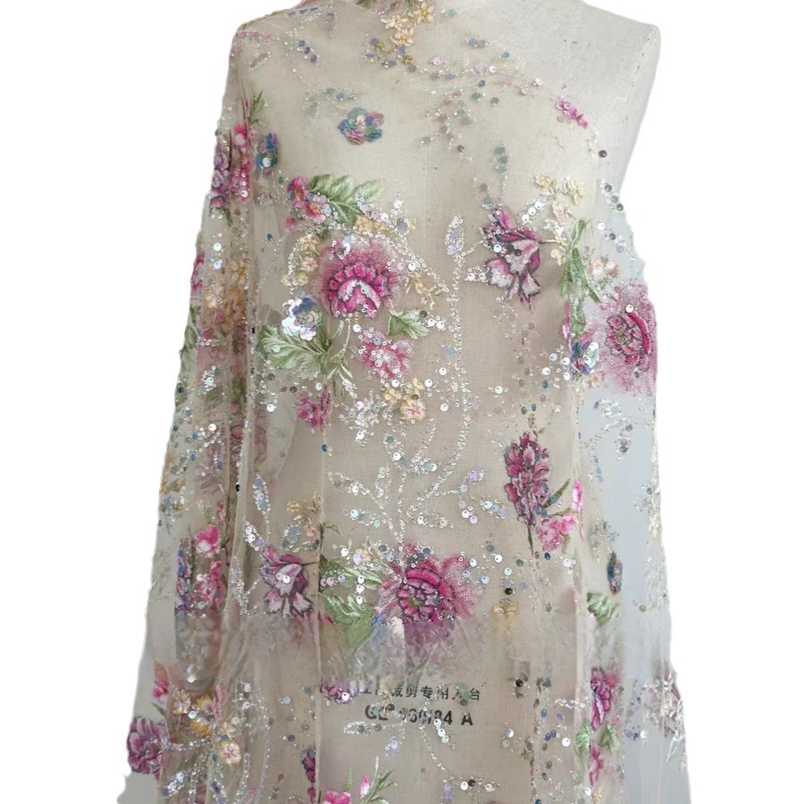 Kain Renda Manik-manik Mewah L - Embroidery Gradient ulasan dan harga