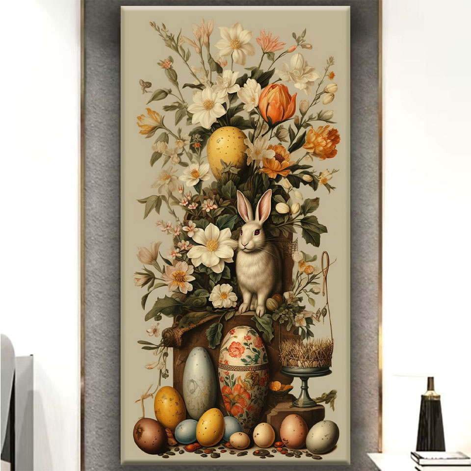 2025 Easter berlian bordir DIY - Embroidery Egg ulasan dan harga